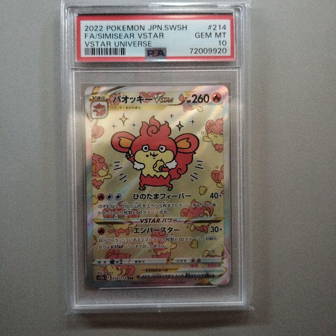 バオッキーVSTAR SAR VSTARユニバース 214/172　PSA10