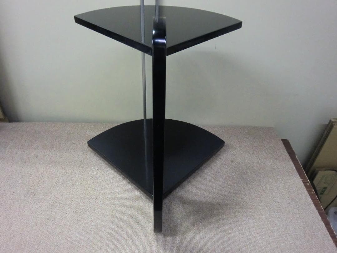 【中古品】茶道具 末廣棚　千家 裏千家 棚物 檜扇 漆器 塗り物