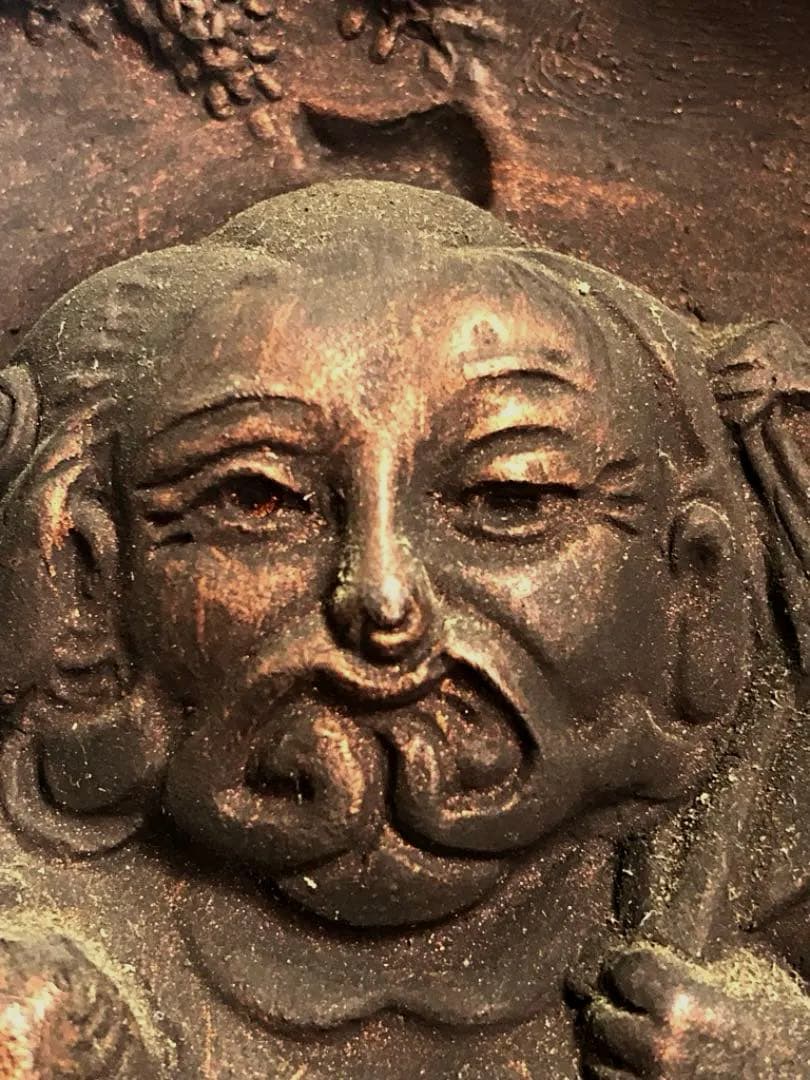 仏教美術 厨子 希少 珍品 天龍不動妙王山像 仏像 古陶器 神農像