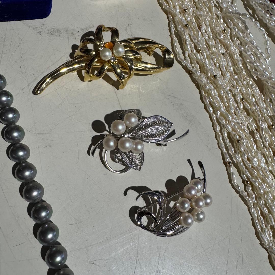 ★ アクセサリー　まとめ売り　遺品整理　生前整理 パール　真珠　ネックレス　指輪