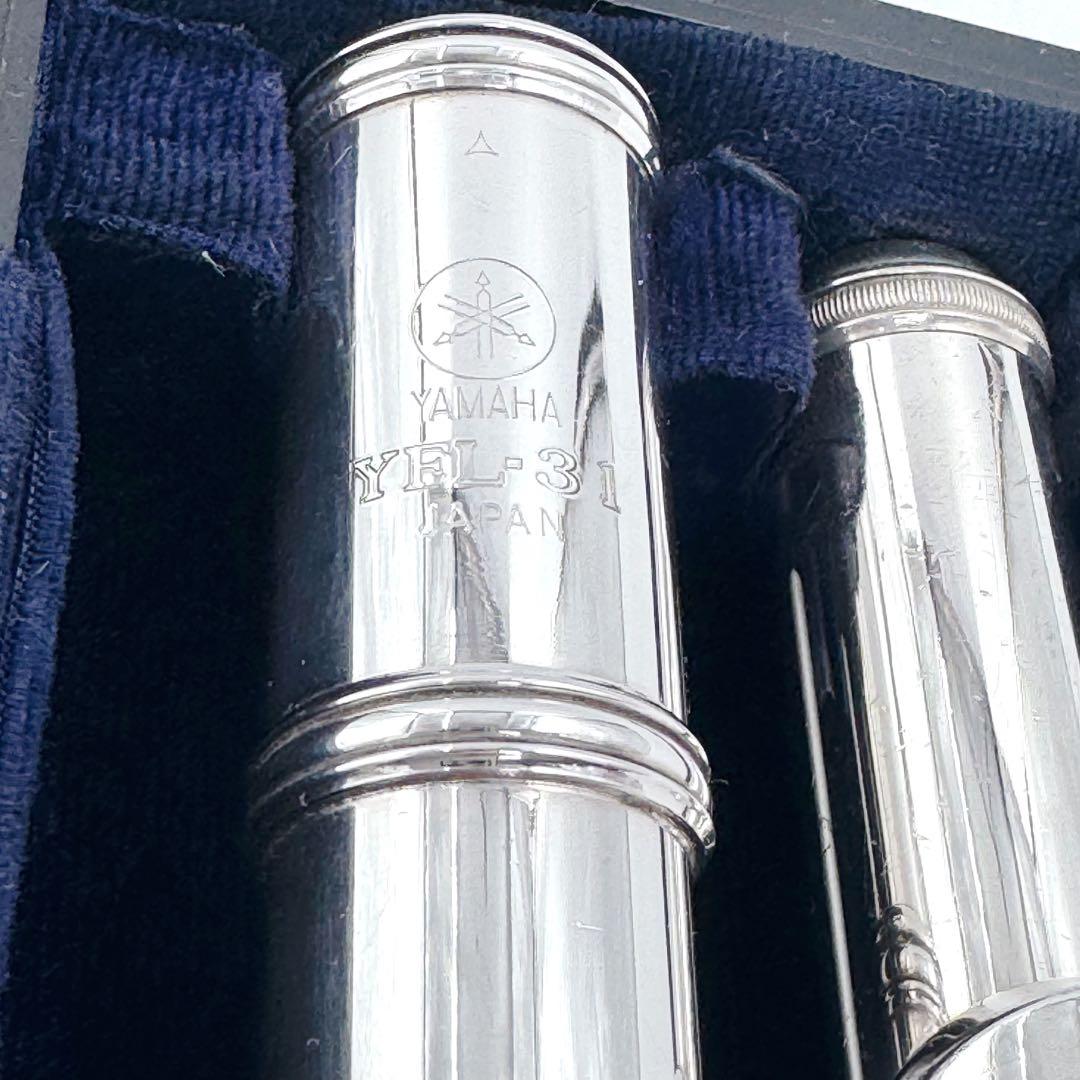 ✨磨き済み 頭部管銀製✨YAMAHA ヤマハ フルート YFL-31 Eメカ付き