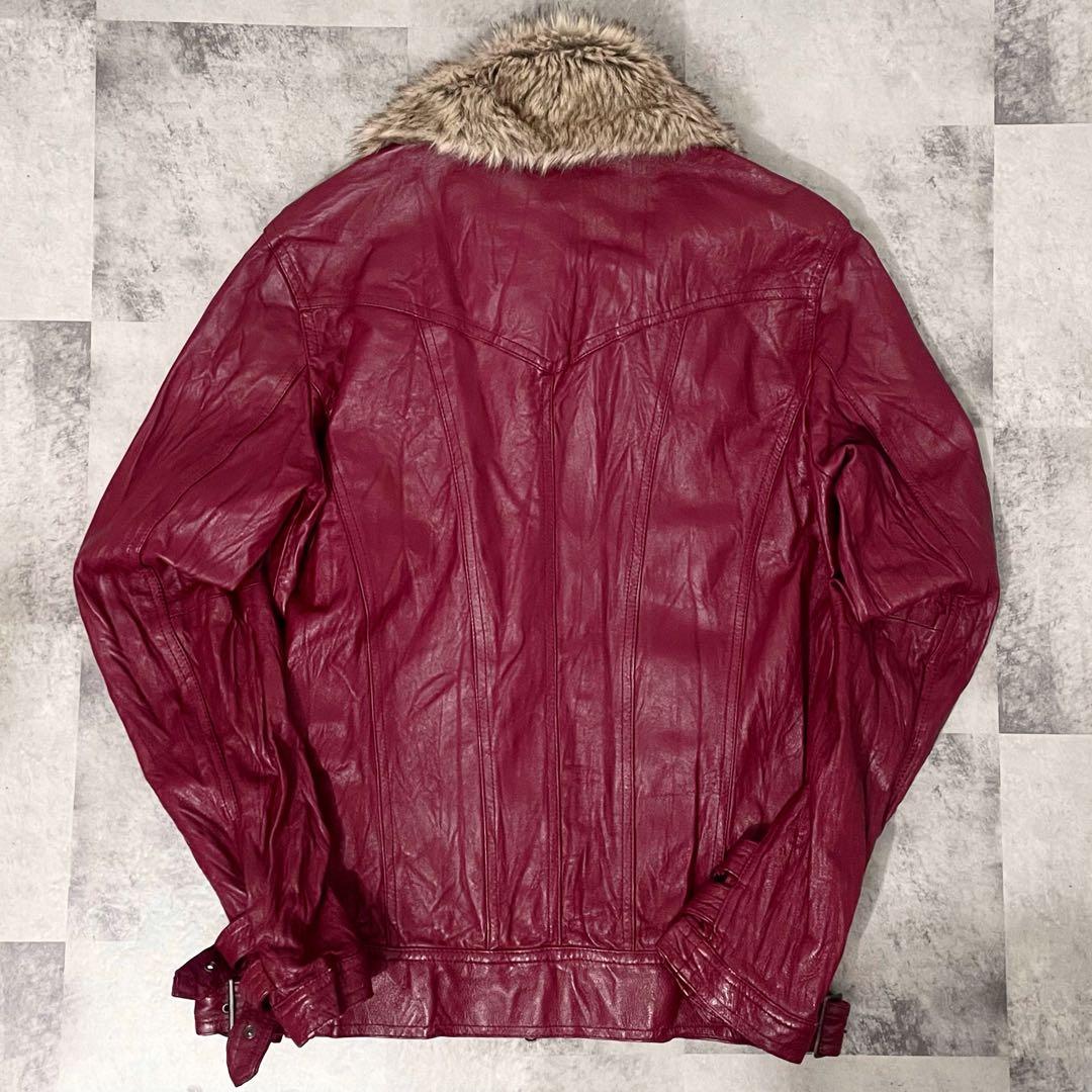 Archive RATTLE TRAP レザー 鬼ファー グランジ Y2K M