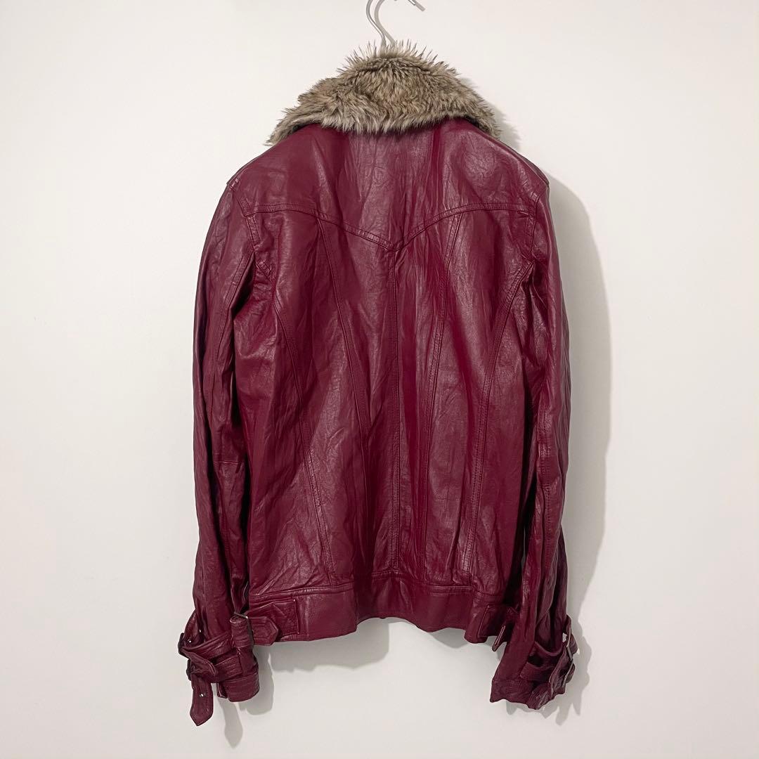 Archive RATTLE TRAP レザー 鬼ファー グランジ Y2K M