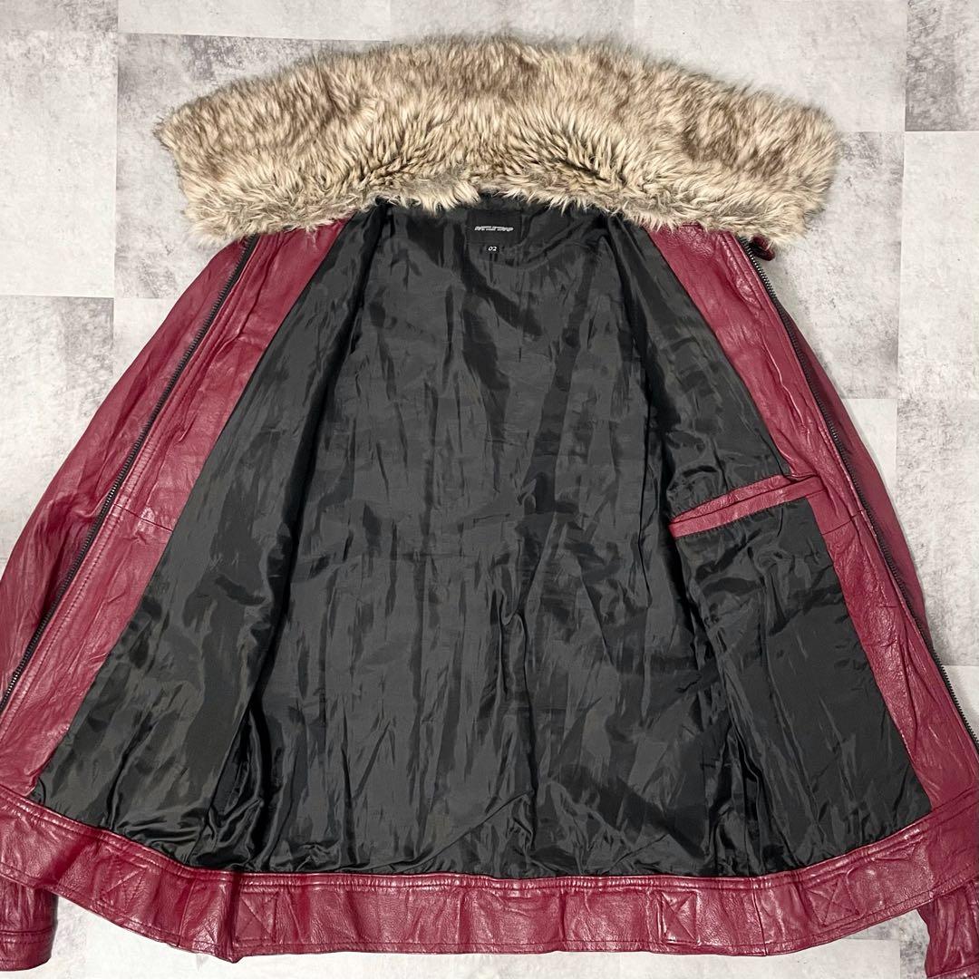 Archive RATTLE TRAP レザー 鬼ファー グランジ Y2K M