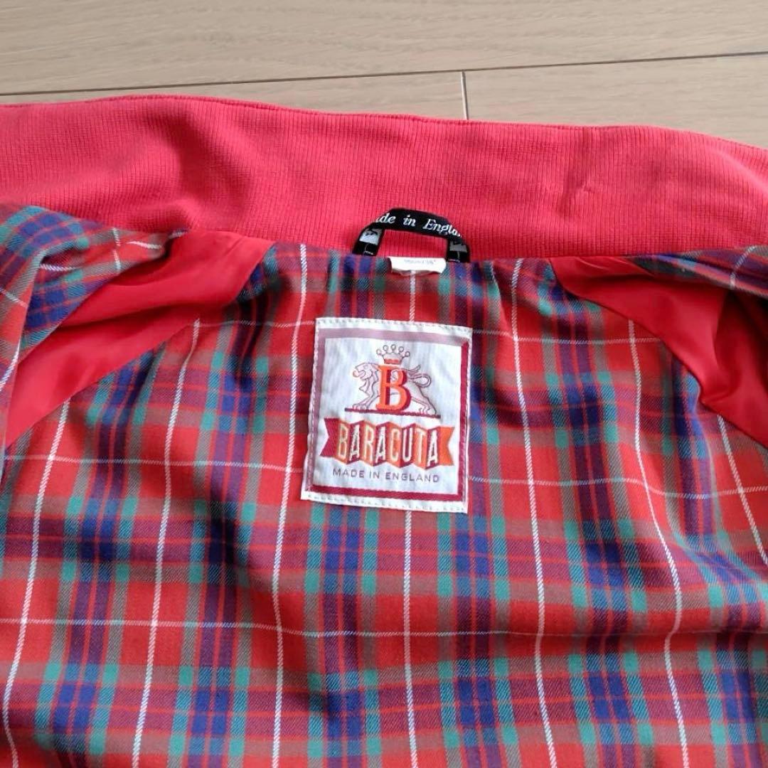BARACUTA バラクータ　G9 ハリントンジャケット　レッド　サイズ38