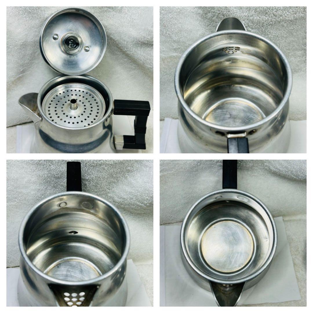 美品ビンテージ品　アメリカ製ウェアーエバー社コーヒーポット パーコレータ3004
