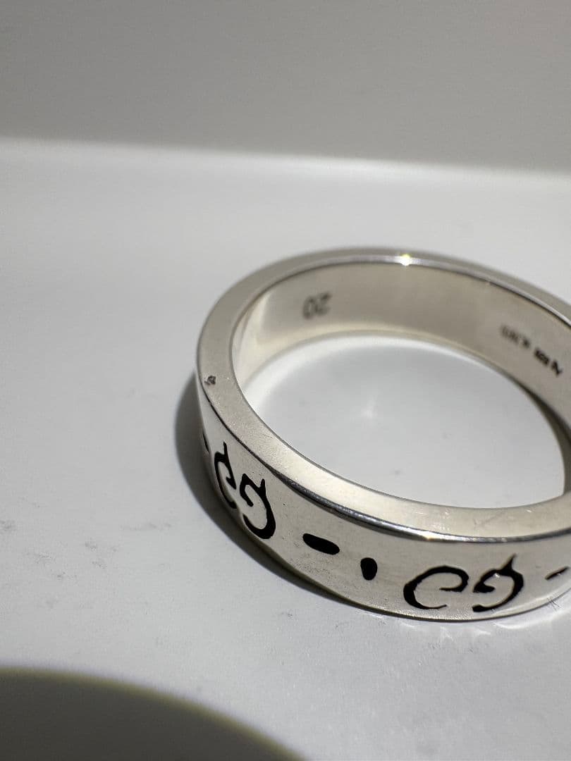 GUCCI　ブランデット インターロッキング 刻印サイズ:20号