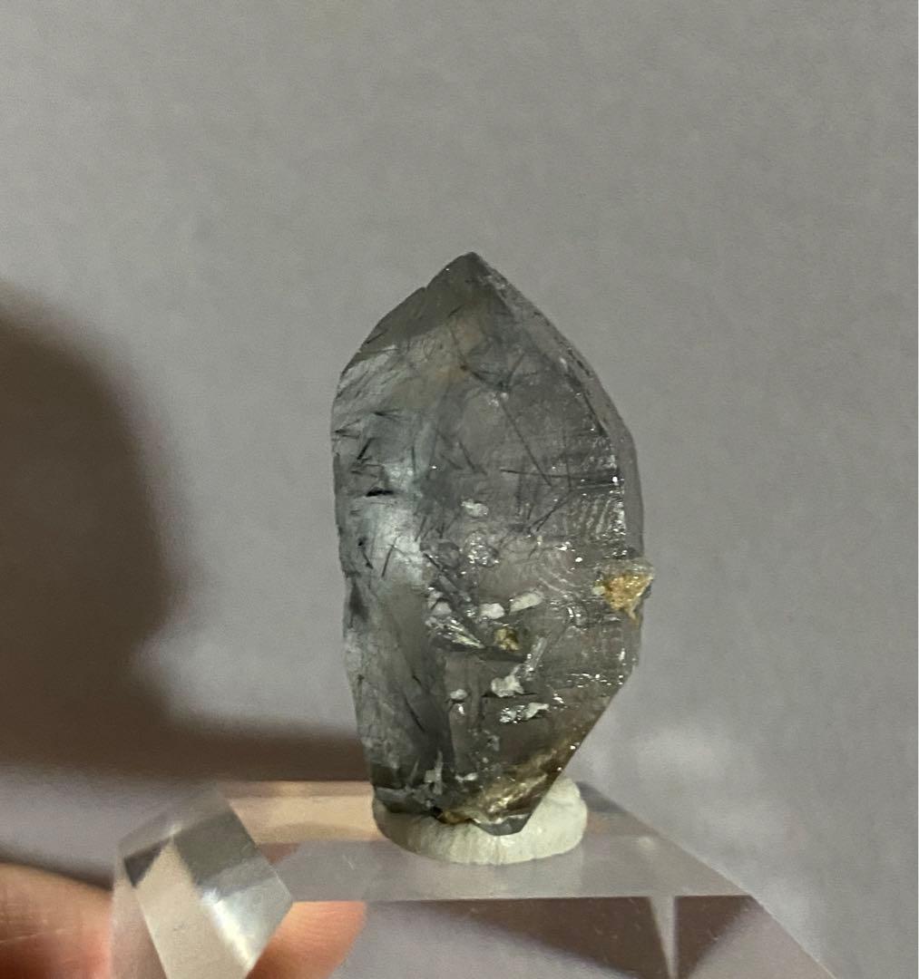 ブルークォーツ　ブラジル　原石　ポイント　天然石