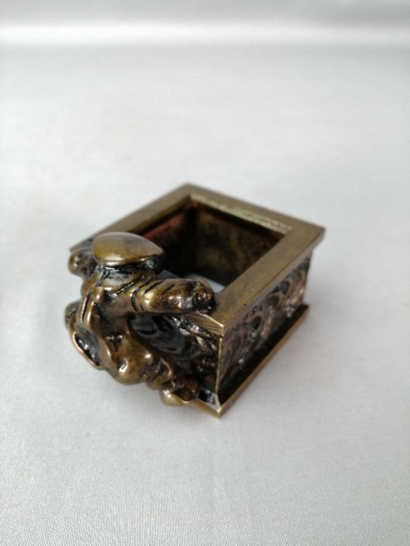 【茶事具】金森紹栄造　唐銅七種蓋置　蓋置　蓋置197