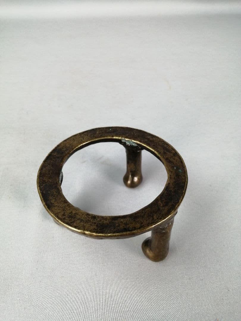 【茶事具】金森紹栄造　唐銅七種蓋置　蓋置　蓋置197