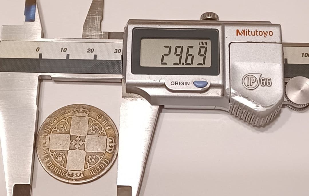 1873年(153年前) イギリス 1フローリン(ゴシックフローリン)銀貨