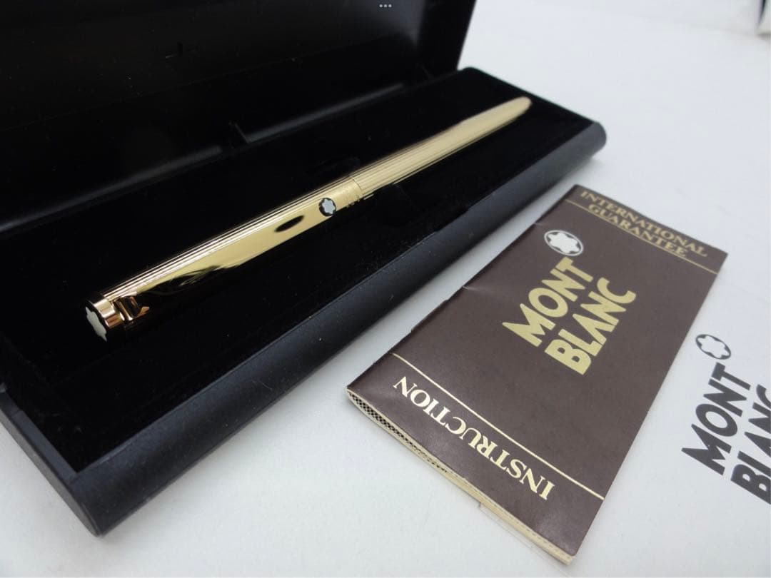 ⭐️モンブラン⭐️金運を呼ぶ総金張り⭐️稀少度の高いNo2147⭐️S-ラインモデル⭐️
