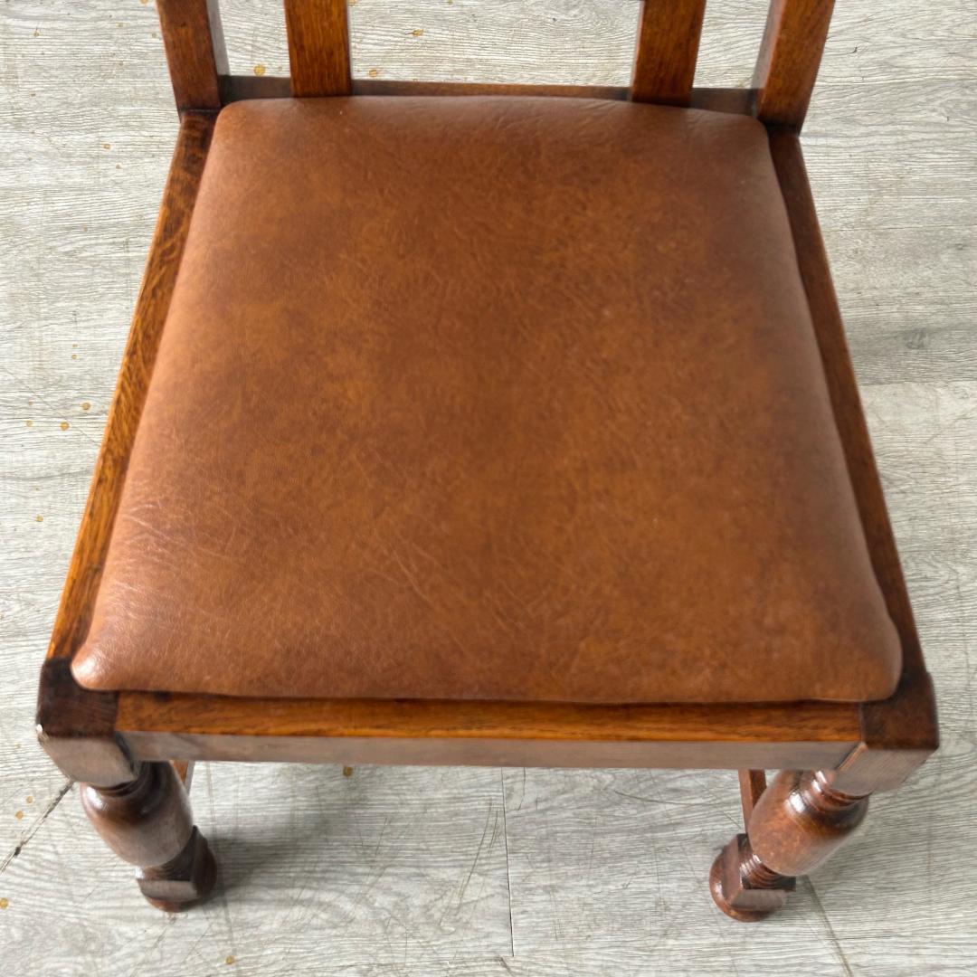 イギリス アンティーク 家具 ダイニング チェア 1930年頃 椅子 591A2