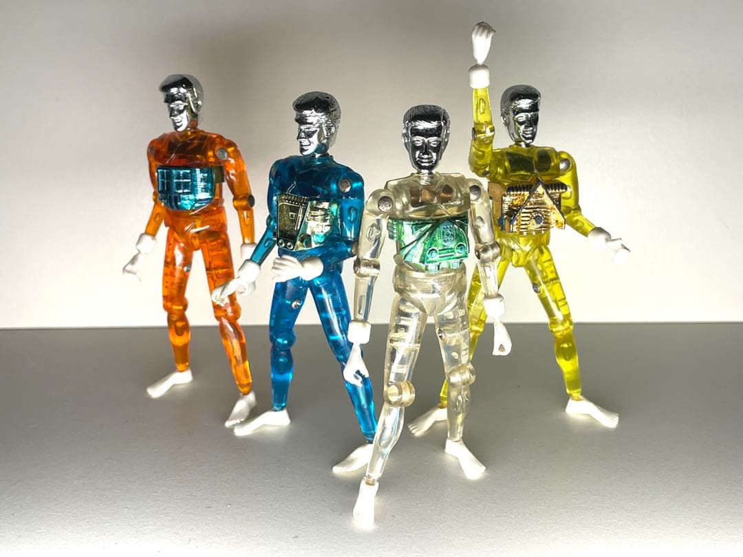 【最貴重・希少・当時品】ミクロマン 初代シリーズ 全4種カラーセット