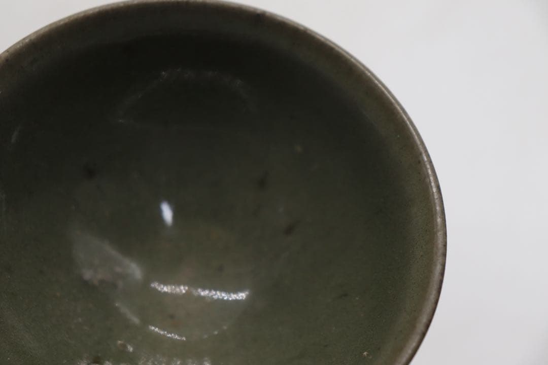中国　耀州窯　青磁碗　送料込み250807