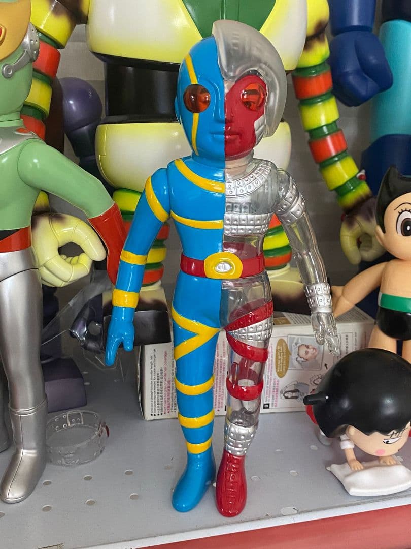 人造人間・キカイダー ソフビ人形 25cm 透明版