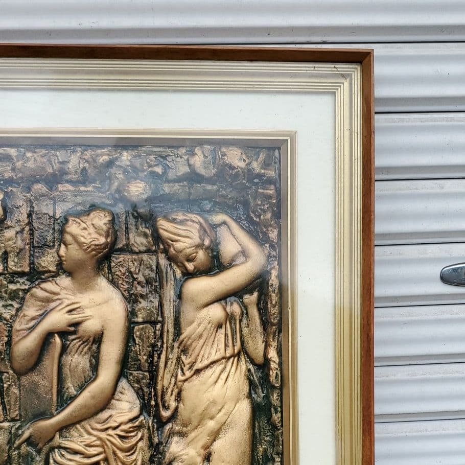 銅板　飾り　額