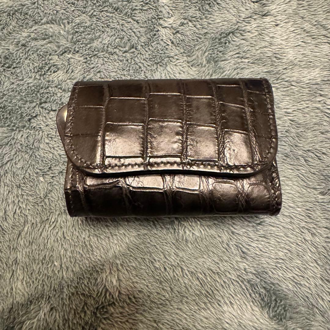 クロコ キーケース ミニウォレット hasegawa handcrafted