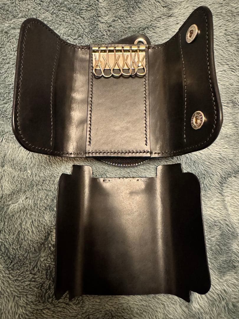 クロコ キーケース ミニウォレット hasegawa handcrafted