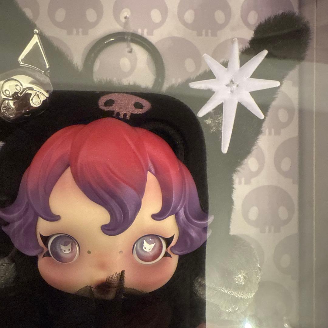 SKULLPANDA × KUROMI ぬいぐるみペンダント クロミ