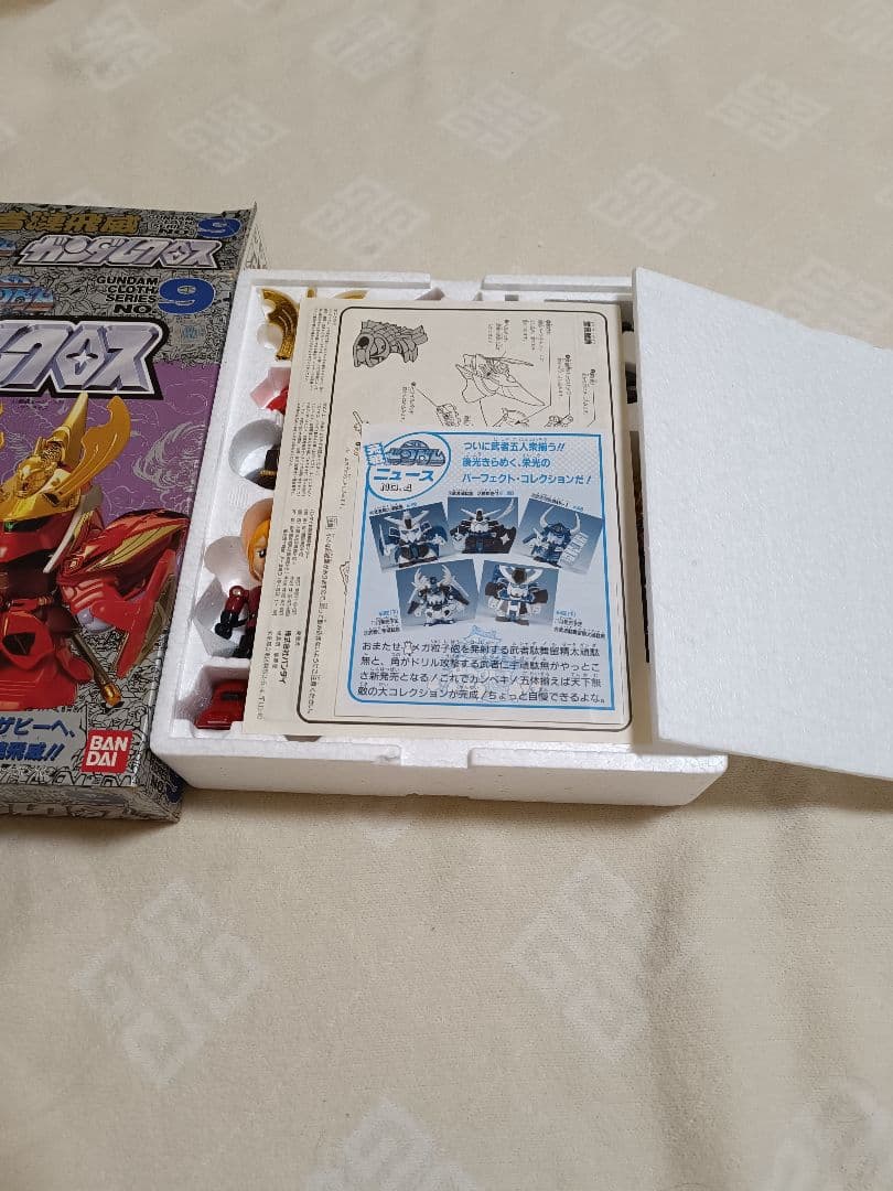 SDガンダム　ガンダムクロス　武者漣飛威　完品　シール未使用品