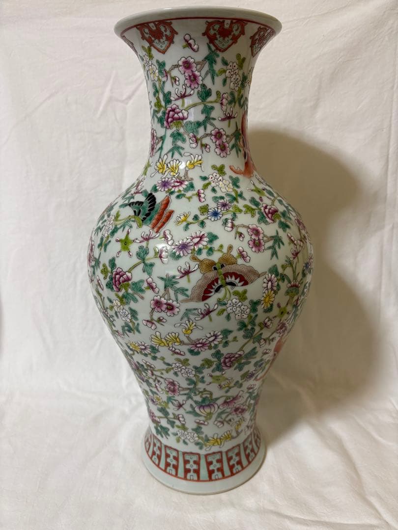 大清光緒年製 粉彩瓶