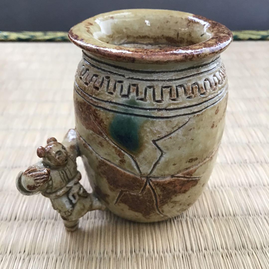 茶道具　香合　司馬温公香合　甫斉作　栞　共箱　S108KG