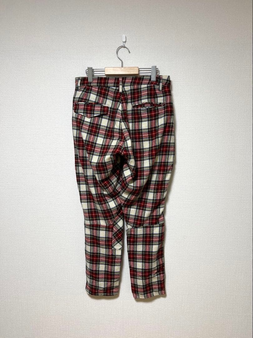 GOMME HOMM ゴムオム チェックジョッパーズパンツ ボンテージ