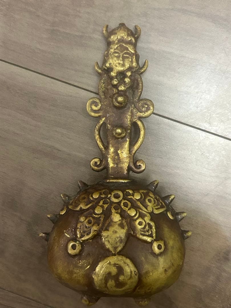 銅鐘 古鰐口 古銅製 江戶時代 古董