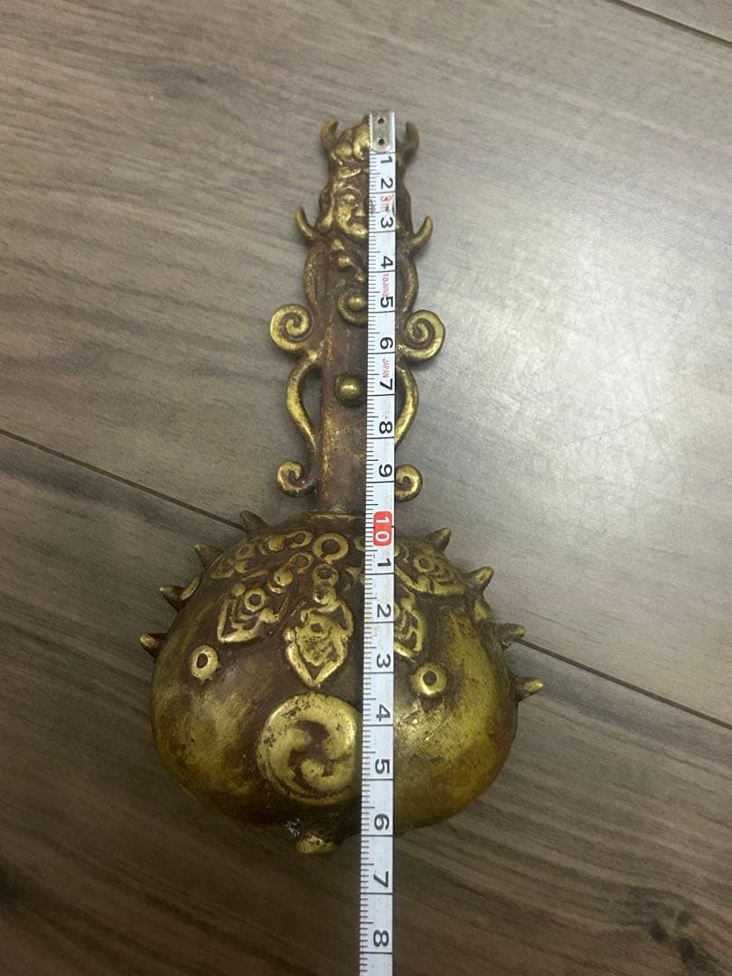 銅鐘 古鰐口 古銅製 江戶時代 古董