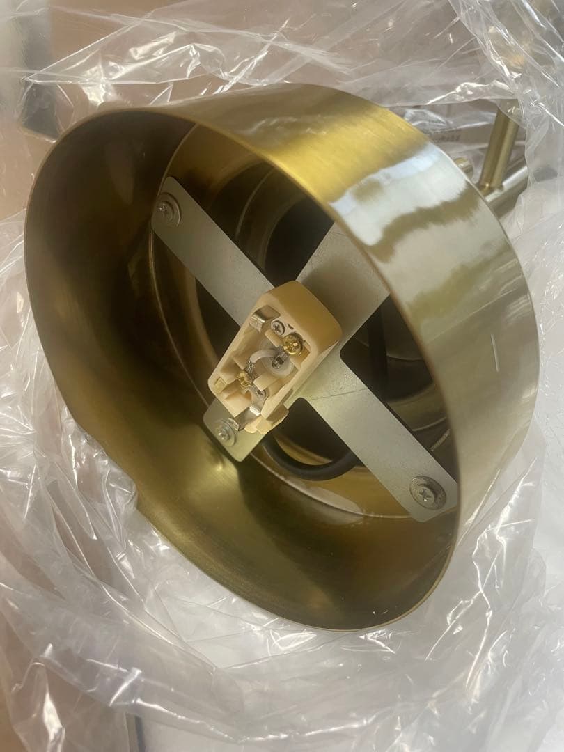 ゴールド 3灯 ガラス シーリングライト シャンデリアタイプ