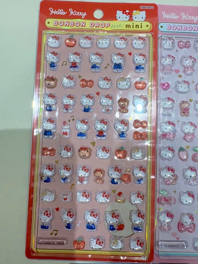 【正規品】クーリア　ボンボンドロップシール　mini サンリオ　7枚セット