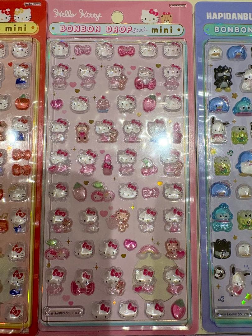 【正規品】クーリア　ボンボンドロップシール　mini サンリオ　7枚セット