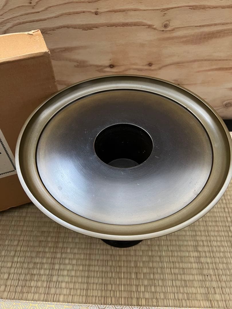 伝統工芸 薄端 花器 水盤 金属製 銅製 花瓶 華道 金属工芸品