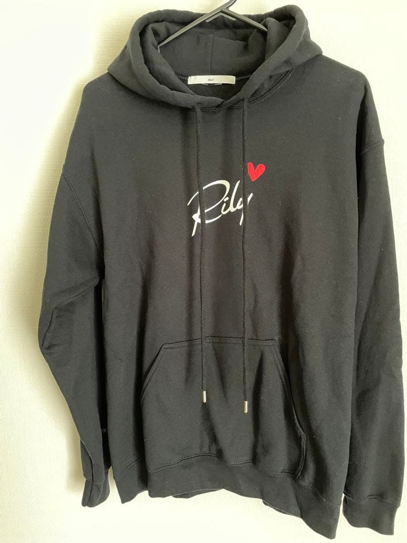 今市隆二 RILYハートロゴ黒パーカー Mサイズ