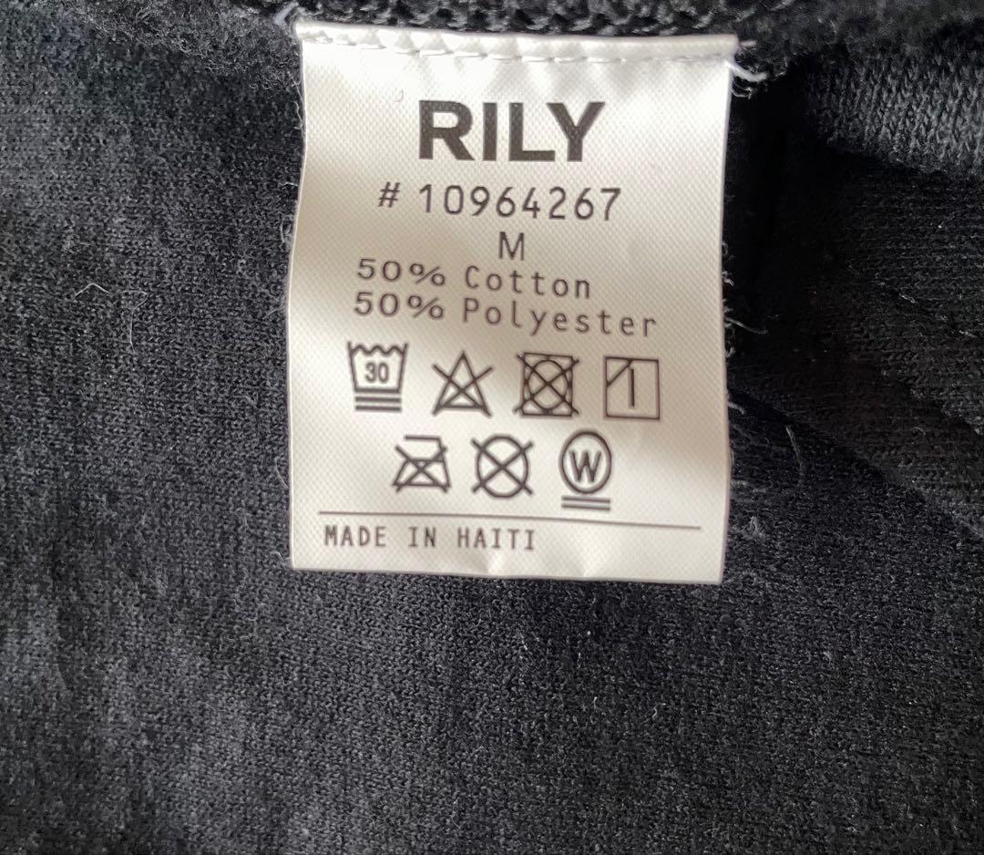 今市隆二 RILYハートロゴ黒パーカー Mサイズ