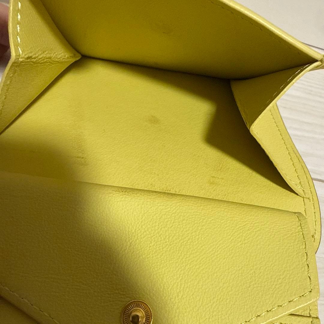 ボナベンチュラ バイフォールドウォレット エトープ イエロー 二つ折り 財布