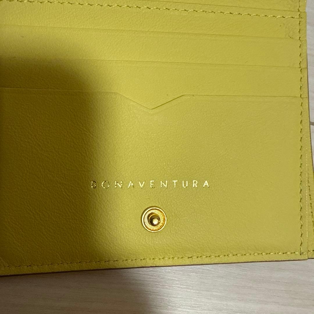 ボナベンチュラ バイフォールドウォレット エトープ イエロー 二つ折り 財布