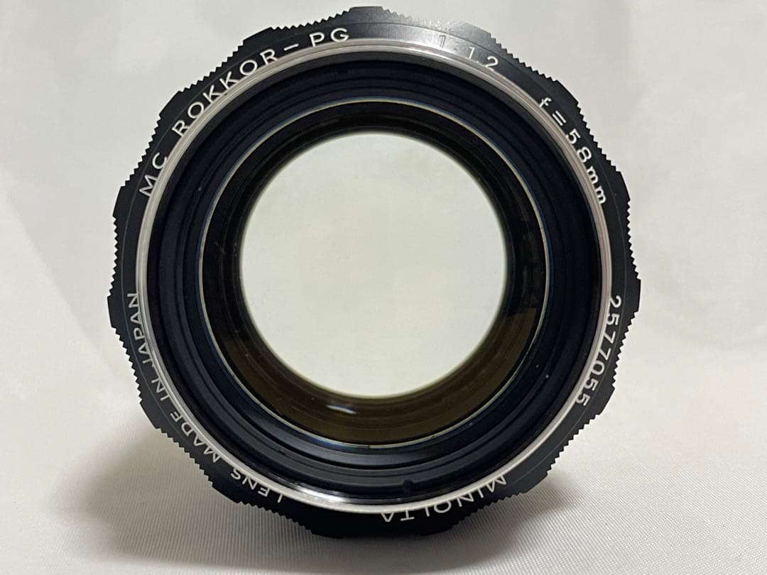 レンズ(単焦点) MINOLTA MC ROKKOR-PG F1.2 58mm