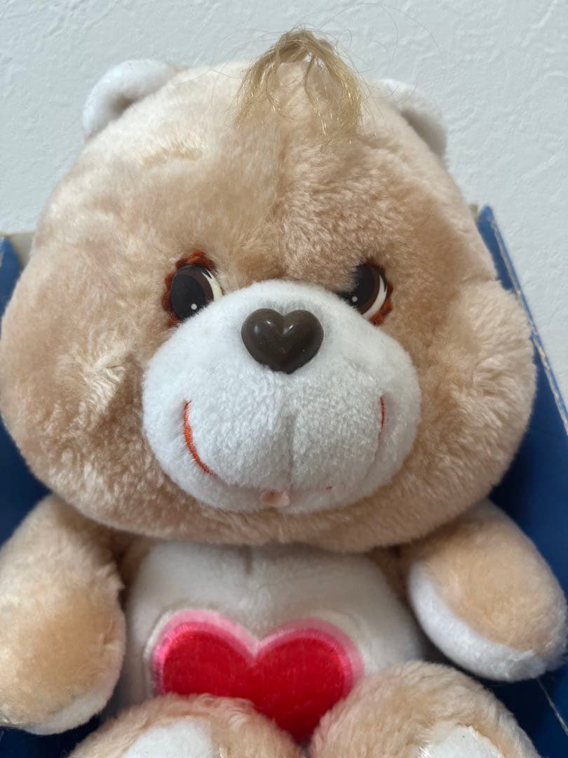 【箱付き】ケアベア　テンダーハートベア　ビンテージぬいぐるみ