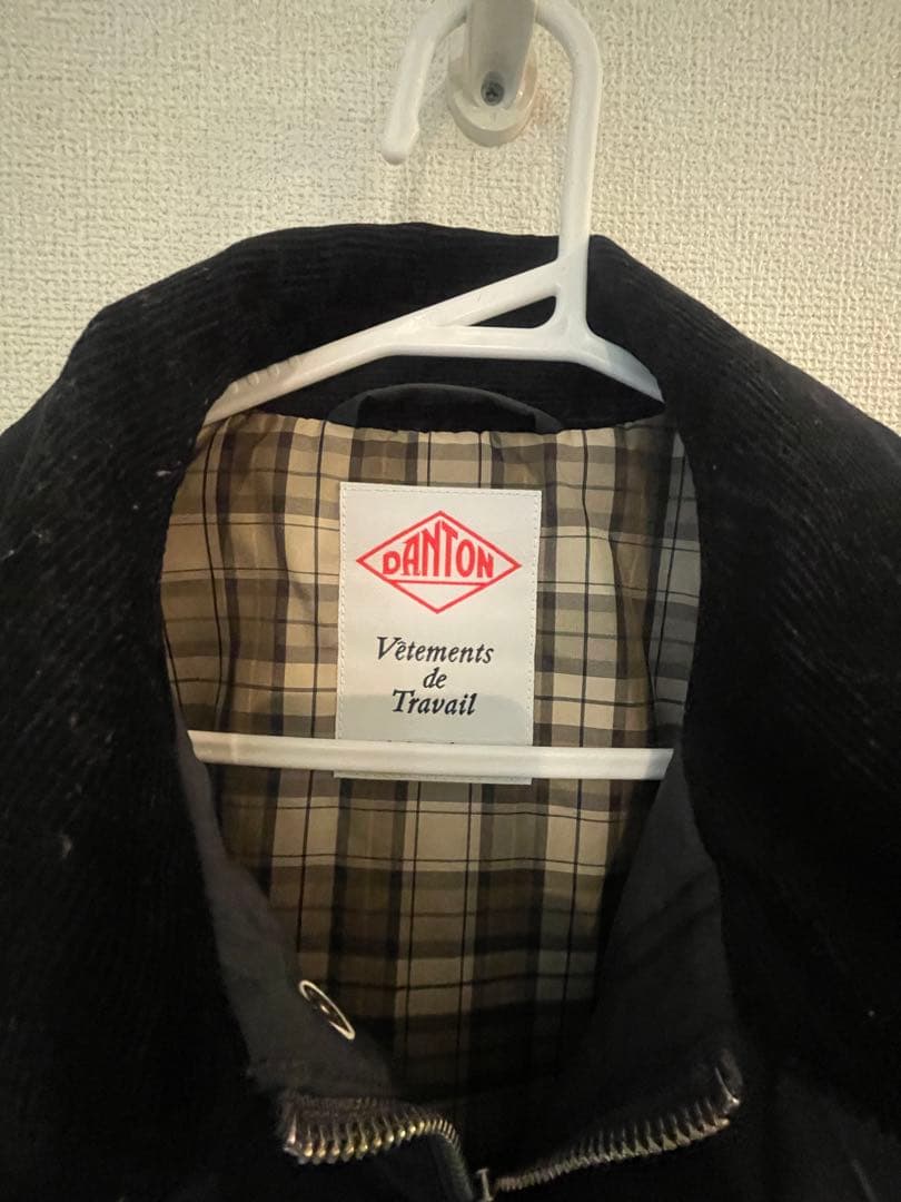 【美品】DANTON ナイロンタフタ　ワークジャケット　サイズ42