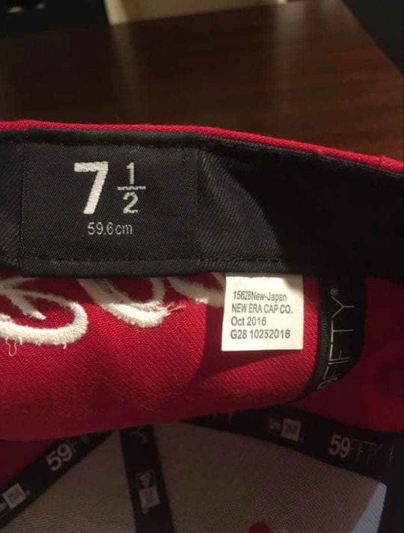 美品Supreme Playboy Box Logo New Era 7 1/2