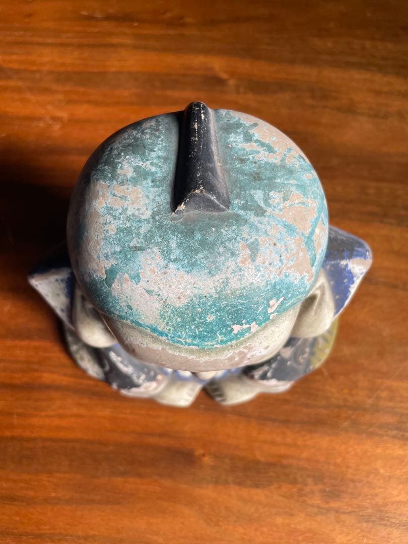 ヴィンテージ 骨董 福助 福助人形 陶器 置物 古物 商売繁盛