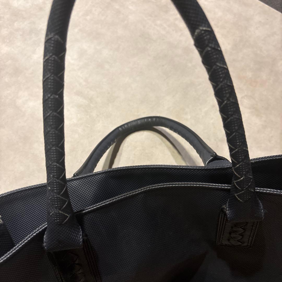 BOTTEGA VENETA ネイビー トートバッグ