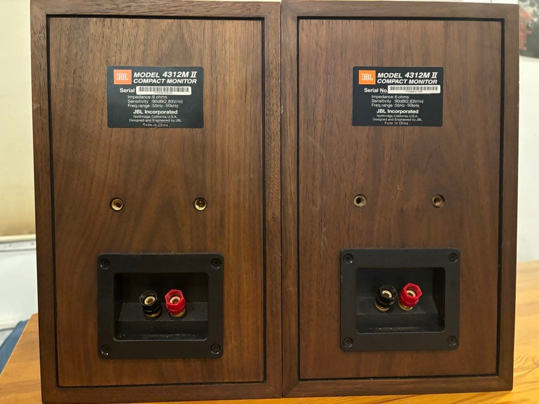 JBL 4312M II コンパクトモニタースピーカー　2本セット