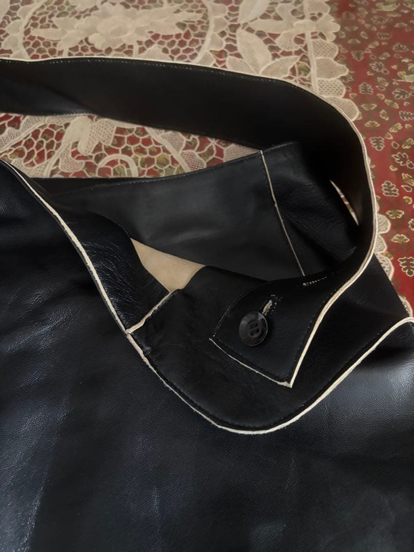 JIL SANDERジルサンダー、革の巻きスカート。新品未使用、最終価格です。