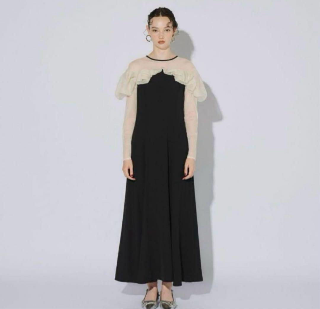 (A★ )andresd frills flare dress M