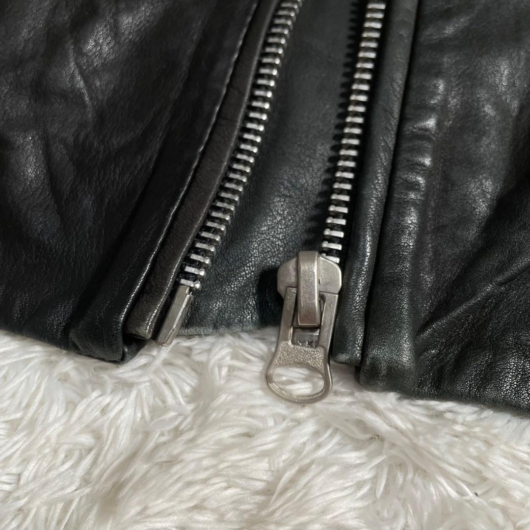 ディーゼルブラックゴールド ラムレザージャケット カスタムカラー