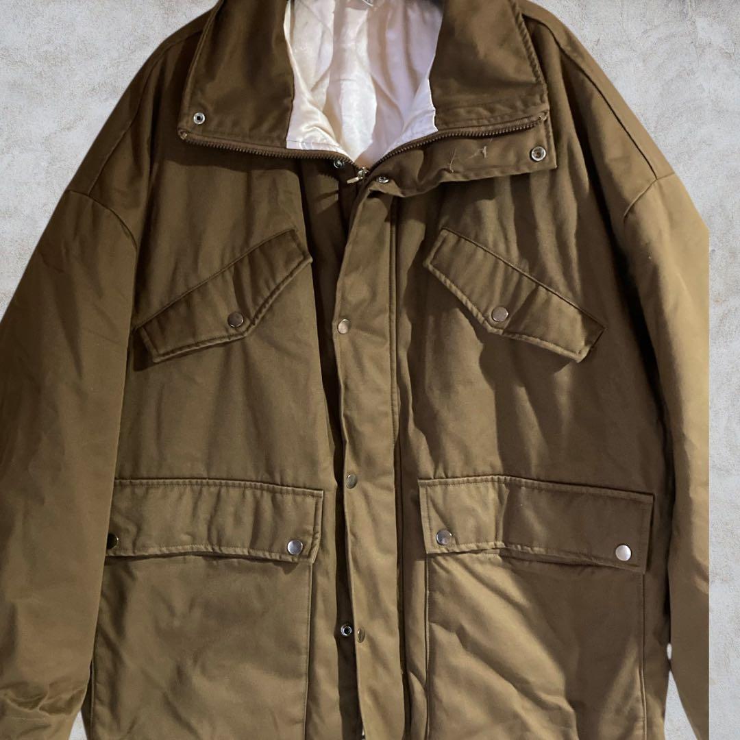 Landlord ランドロードニューヨーク　パフジャケット　カーキベージュ系　L
