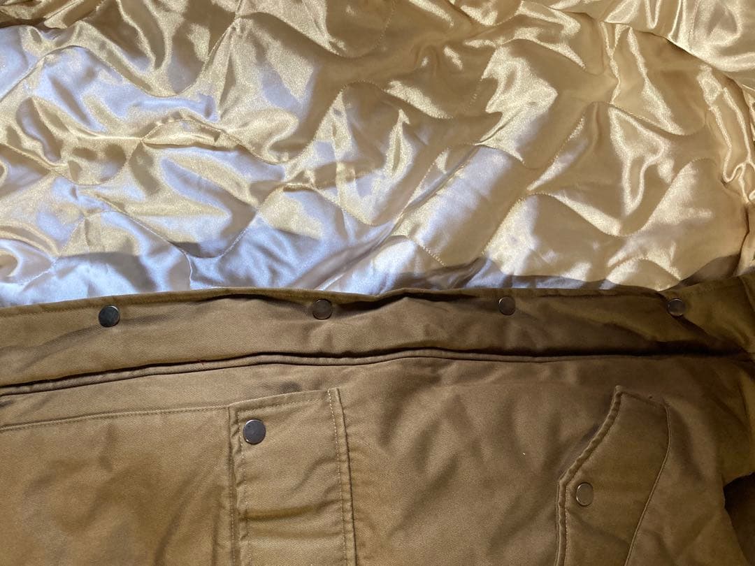 Landlord ランドロードニューヨーク　パフジャケット　カーキベージュ系　L